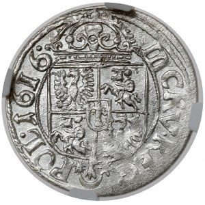 Sigismund III. Wasa, 3 Kreuzer Krakau 1616 - Sas - selten