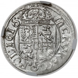 Zikmund III Vasa, 3 kříže Krakov 1616 - Sas - vzácné