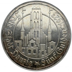 Gdańsk, 5 guldenów 1923 - LUSTRZANKA