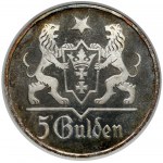 Danzig, 5 guilders 1923 - LUSTRZANKA