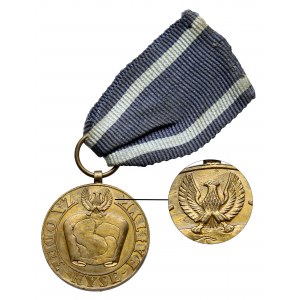 Poľská ľudová republika, Medaila za rieky Odru, Nisu a Baltické more 1946 - RZADKA - verzia I