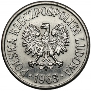 Sample NIKIEL 20 pennies 1963