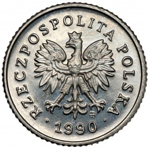 Muster Nickel 1 Pfennig 1990
