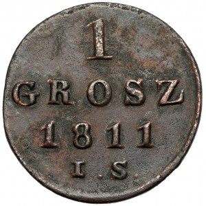 Księstwo Warszawskie, Grosz 1811 IS