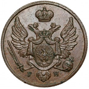 3 grosze polskie 1830 FH - nowe bicie - piękne