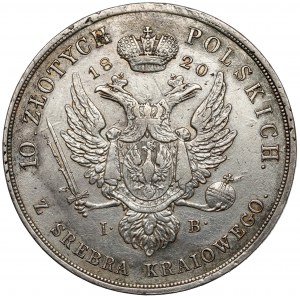 10 polnische Zloty 1820 IB - erste - sehr selten