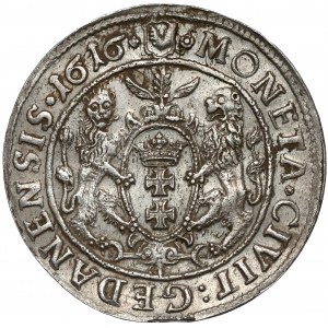 Zygmunt III Waza, Ort Gdańsk 1616 - szeroka kryza