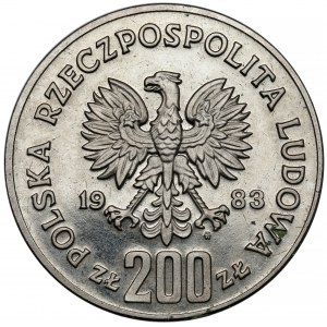 Próba NIKIEL 200 złotych 1983 Jan III Sobieski