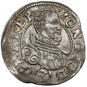 Sliezsko, John George, 3 krajcars 1611, Karniów - vzácne