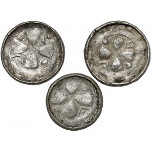 Cross denarii (3pc) CNP VII - with pastoral