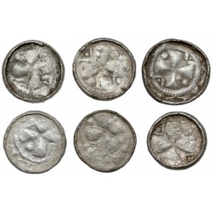 Cross denarii (6pcs) CNP VI and VII - including Polish ones