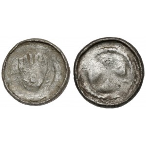 Ladislaus I Herman, Wroclaw denarius + cross denarius, set (2pcs)