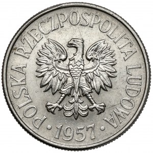 Muster Nickel 50 Pfennige 1957