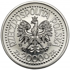 Nikel 200 000 zlatých 1993 Kazimír IV Jagelonský - busta