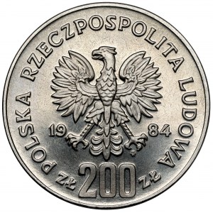 Próba NIKIEL 200 złotych 1984 Sarajewo