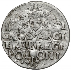 Zygmunt III Waza, Trojak Kraków 1621 - REG(N)N