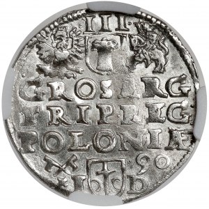 Sigismund III. Wasa, Trojak Poznań 1590 ID