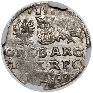 Zygmunt III Waza, Trojak Wschowa 1599 - PIĘKNY