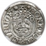 Sigismund III Vasa, Riga 1620 half-track - keys - mint.