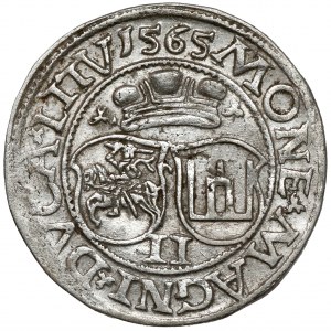 Sigismund II Augustus, Zweihörner Vilnius 1565 - sehr selten