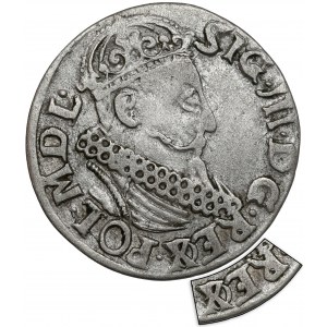 Sigismund III Vasa, Trojak Krakow 1621 - REX(G) - illustrated