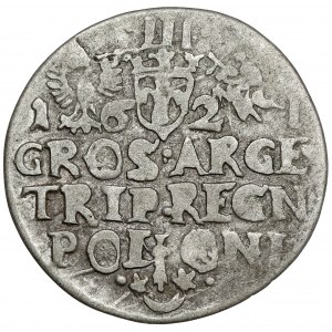 Zygmunt III Waza, Trojak Kraków 1621 - RE•X / POL(N)ONI - ilustrowany