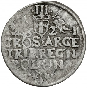 Sigismund III Vasa, Trojak Krakow 1621 - POLON - very rare