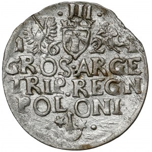 Žigmund III Vaza, Trojak Krakov 1621 - bez meča - ilustrované