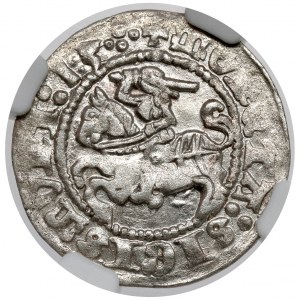Sigismund I the Old, Vilnius 1513 half-penny - 1:3 - minted