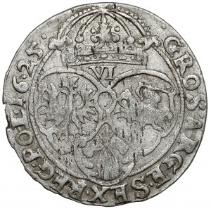 Sigismund III. Wasa, der Sechste von Krakau 1625 - POLO und Halbkozier - selten