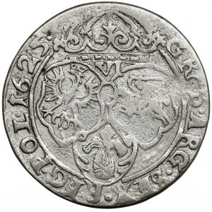 Zygmunt III Waza, Szóstak Kraków 1625 - ARG - rzadki