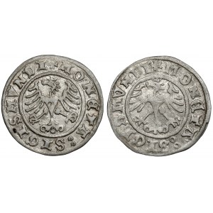 Zygmunt I Stary, Półgrosz Kraków 1508 i 1511, zestaw (2szt)