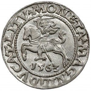 Sigismund II. Augustus, Wilnaer Halbpfennig 1563 - DVX*L - geprägt