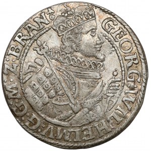 Prusy, Jerzy Wilhelm, Ort Królewiec 1622 - w zbroi - znak na Aw.
