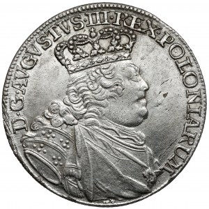 August III Sas, Ort Leipzig 1754 EC - ve zbroji