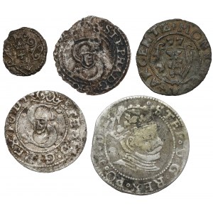 Stefan Batory - Sigismund III, vom Denar bis zum Pfennig 1577-1599 (5tlg.)