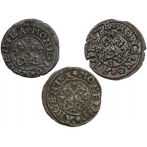 Free City of Riga, Riga Shelter 1575-1577, set (3pcs)