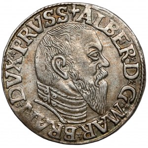 Prussia, Albrecht Hohenzollern, Trojak Königsberg 1544