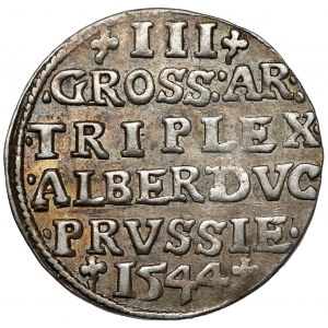 Prussia, Albrecht Hohenzollern, Trojak Königsberg 1544