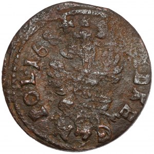 Jan II Kazimír, koruna Boratine 1684 - falzifikace období - FANTAZY datum