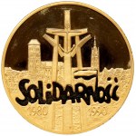 200.000 złotych 1990 Solidarność (39mm) - rzadka