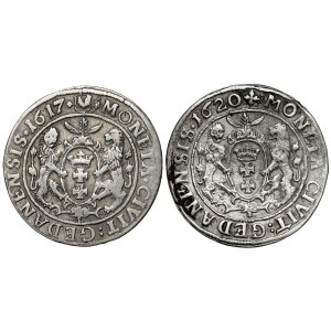 Sigismund III Vasa, Ort Gdansk 1617-1620, including rare (2pc)