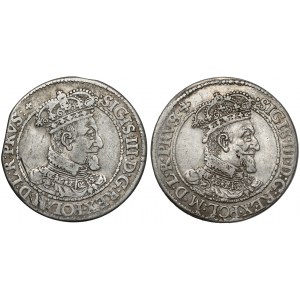 Žigmund III Vasa, Ort Gdansk 1616-1619, sada (2ks)