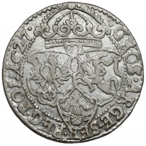 Zygmunt III Vasa, Six Pack Krakov 1627 - veľmi pekný