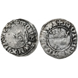 Ladislaus II Jagiello, Half-penny Cracow - set (2pcs)