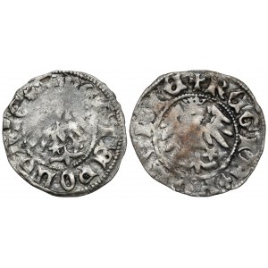 Ladislaus II Jagiello, Half-penny Cracow - set (2pcs)