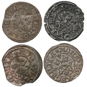 Svobodné město Riga, rižská police 1575-1577, sada (4ks)