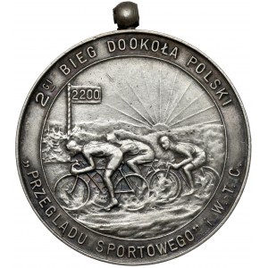 Medal SREBRO 2. Wyścig Dookoła Polski 1929 (Nagalski)