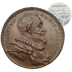 Schweden, Hedlinger Suite Medaille - Sigismund III Vasa