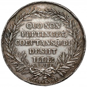 Poniatowski, Medal 1771 - Naruszewicz i Sarbiewski (Holzäeusser)